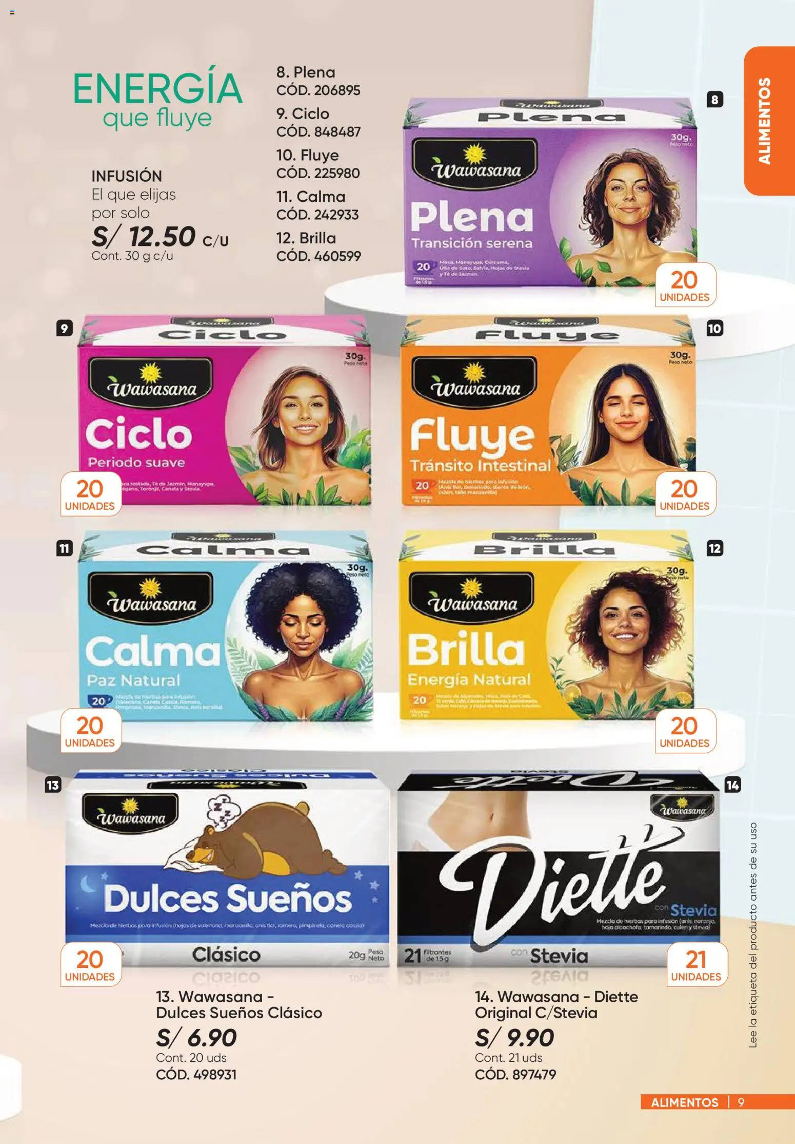 Catálogo Azzorti válido desde 15.12.2025 | Página: 9 | Productos: Té, Peso