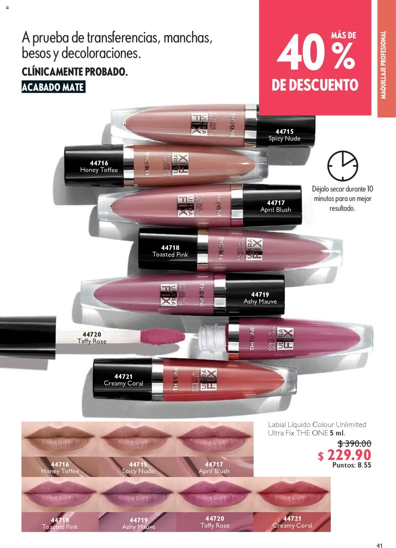 Nuevas ofertas de Oriflame válidas en toda la República Mexicana desde el 04.10.2025. ¡Encuentra las mejores ofertas en Oriflame - Campaña 14 2025! | Página: 41 | Productos: Mate, Maquillaje