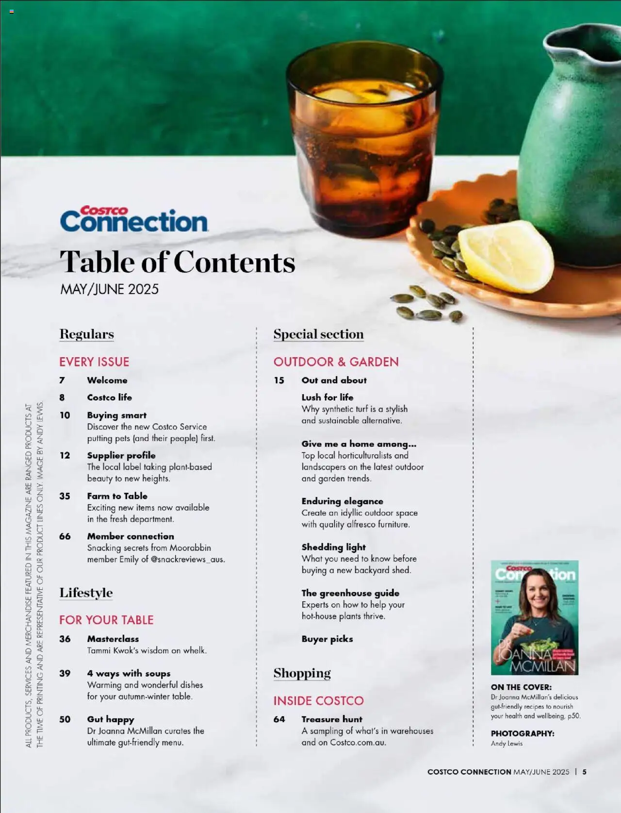 Costco catalogue - valid from 01.05.2025 | Page: 5 | Products: Table, Light, Sustainable, Turf