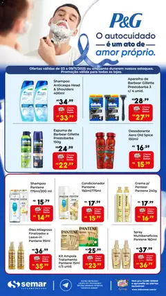 Semar Supermercado - Ofertas P&G - Pré-Visualização do folheto da loja Semar Supermercado, válido de 03.11.2025