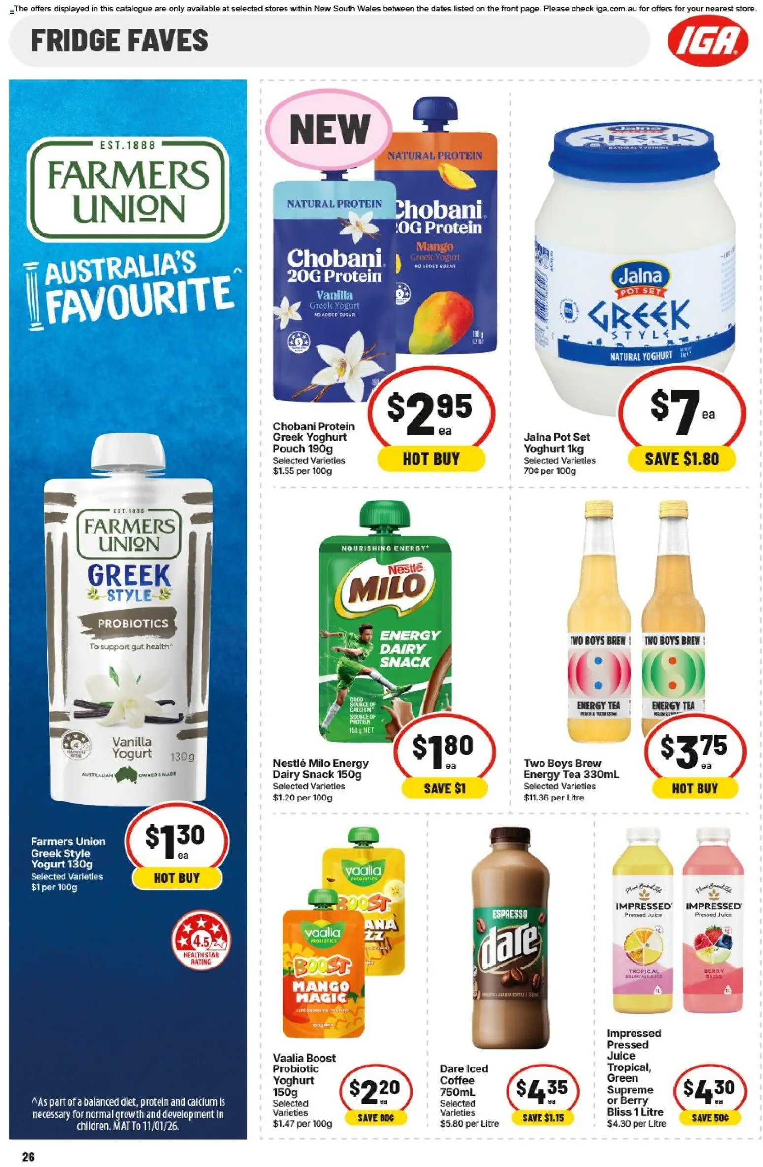 IGA catalogue - valid from 22.04.2026 | Page: 25 | Products: Cheese, Bread, Garlic, Weight
