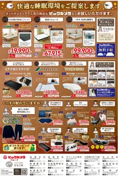 06.12.2025から有効なオファーを含む ビックカメラ - 生毛工房 冬の寝具フェア～快適な睡眠環境をサポート～ | ページ: 2