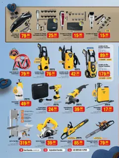 Berlanda Folheto - válido de 28.07.2025 | Página: 2 | Produtos: Lavadora de alta pressão, Cabo, Esmerilhadeira, Cortador