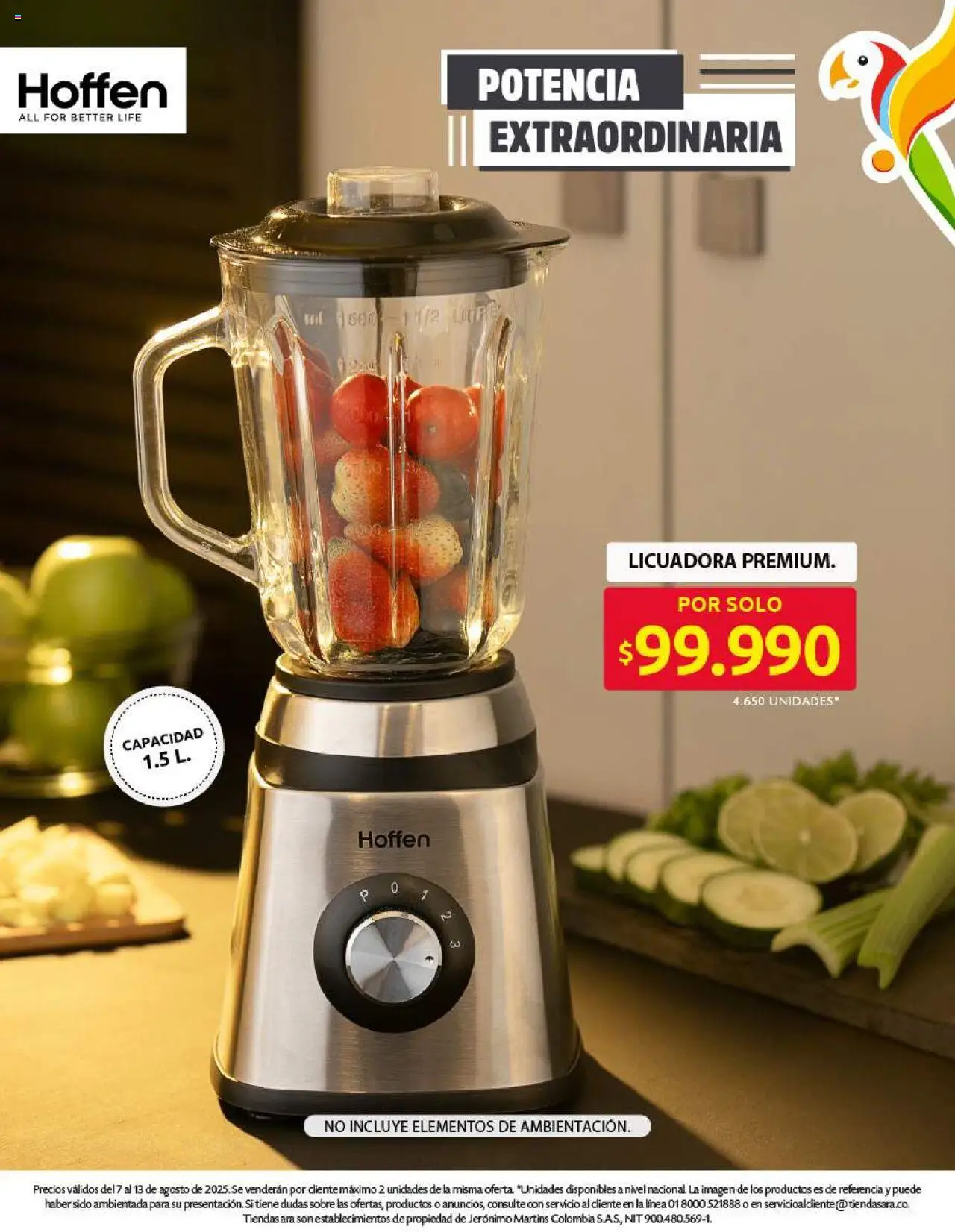 Ara revista - valida desde el 07.08.2025 | Página: 11 | Productos: Sobre, Licuadora