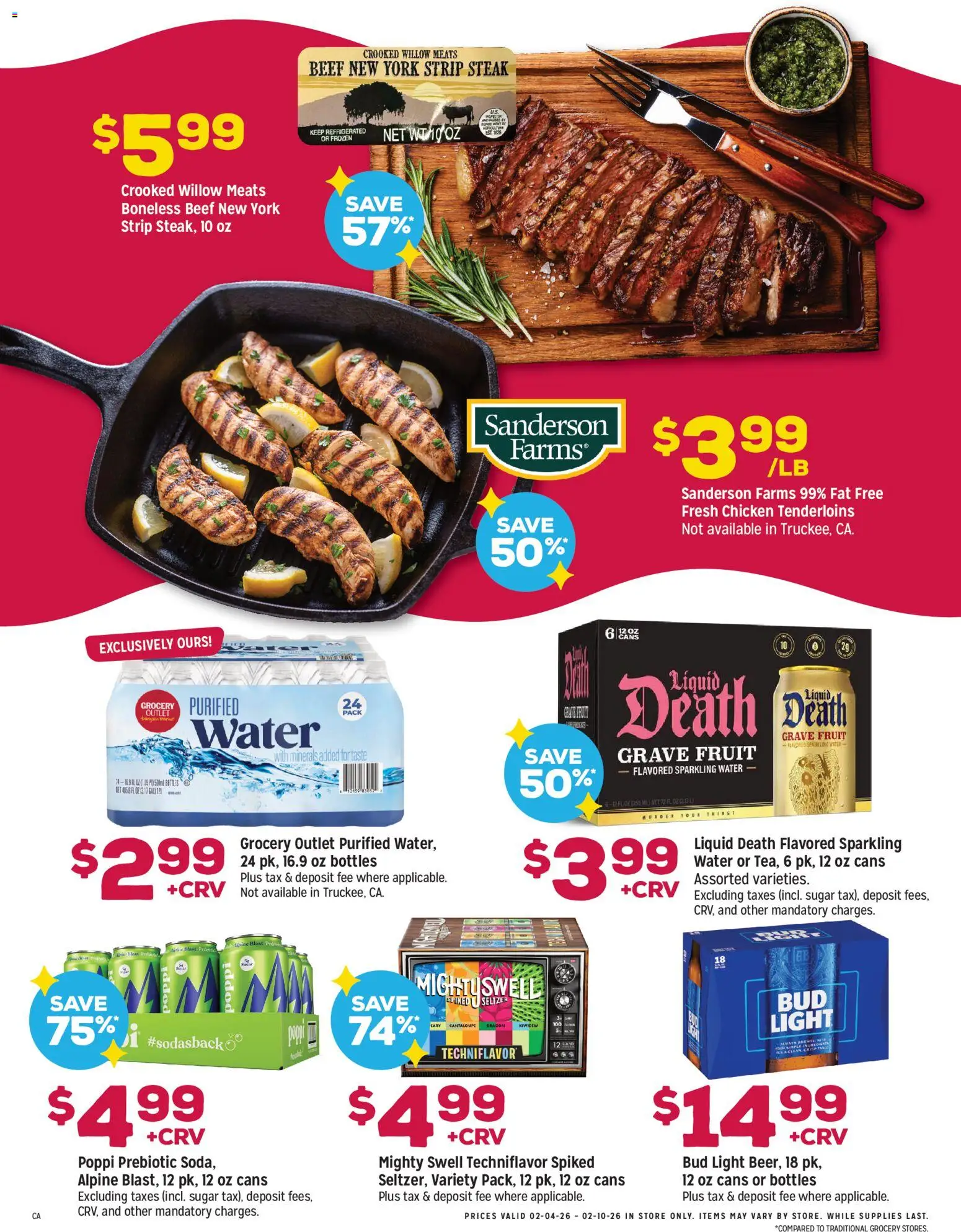 Grocery Outlet Weekly Ad - CA - valid from 04.02.2026 | Page: 4