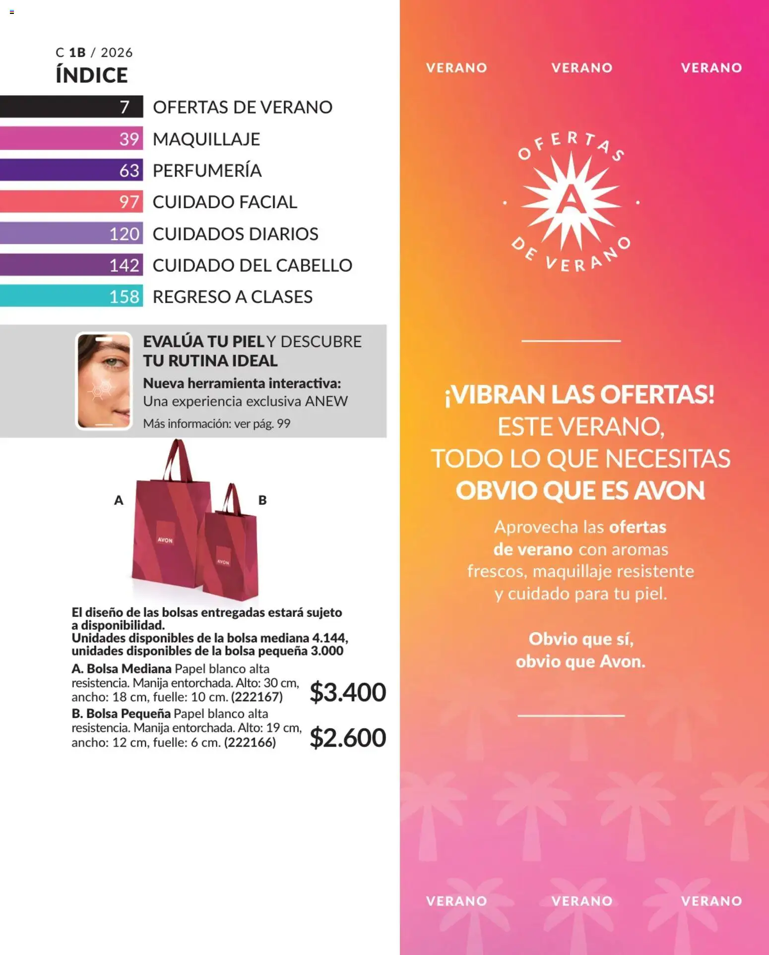 Avon revista - valida desde el 02.01.2026 | Página: 6 | Productos: Bolsa, Maquillaje