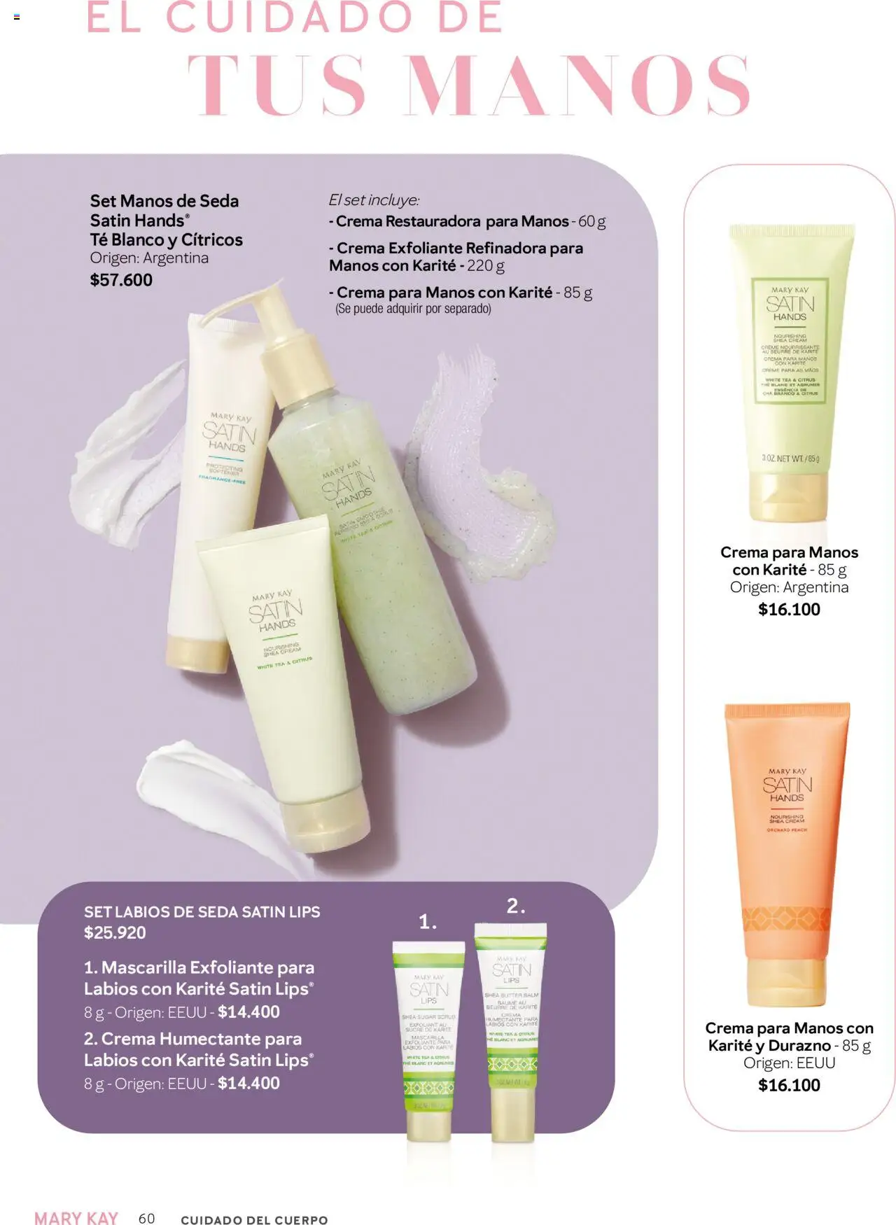 Mary Kay catálogo │ válido desde el 04.04.2025 | Página: 60 | Productos: Mascarilla, Durazno, Té, Crema