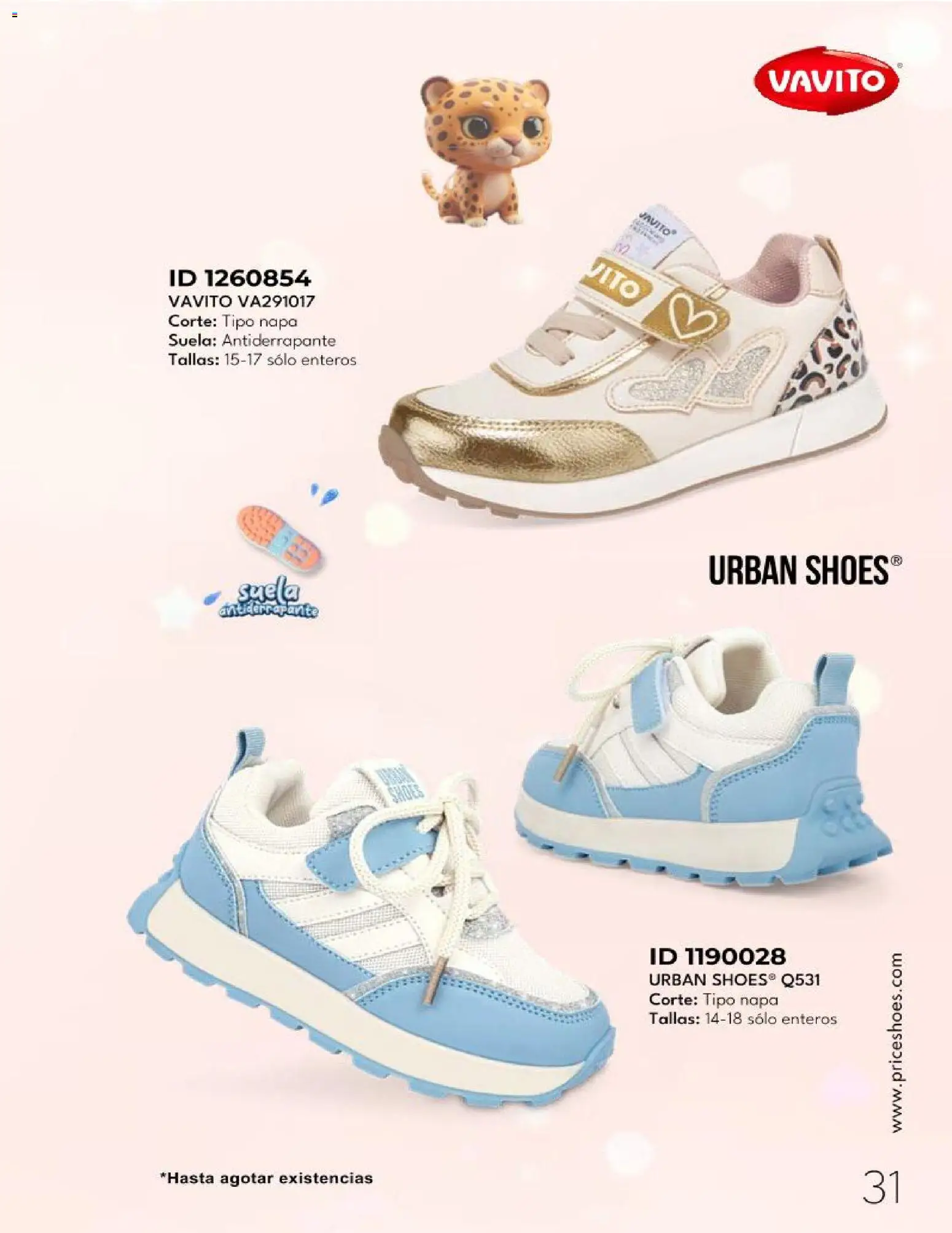Nuevas ofertas de Price Shoes válidas en toda la República Mexicana desde el 06.12.2025. ¡Encuentra las mejores ofertas en Price Shoes catálogo Bebés! | Página: 31