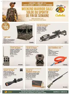 Preview of Cabelas flyer / circulaire from shop Cabelas valid from 18.09.2025