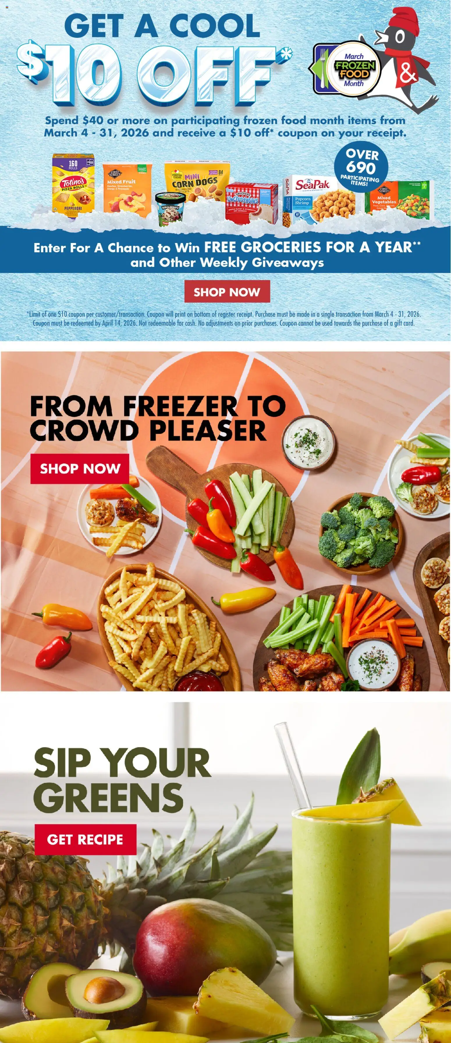 Smart & Final Weekly Ad - valid from 18.03.2026 | Page: 2 | Products: Corn, Pineapple, Carrot, Freezer