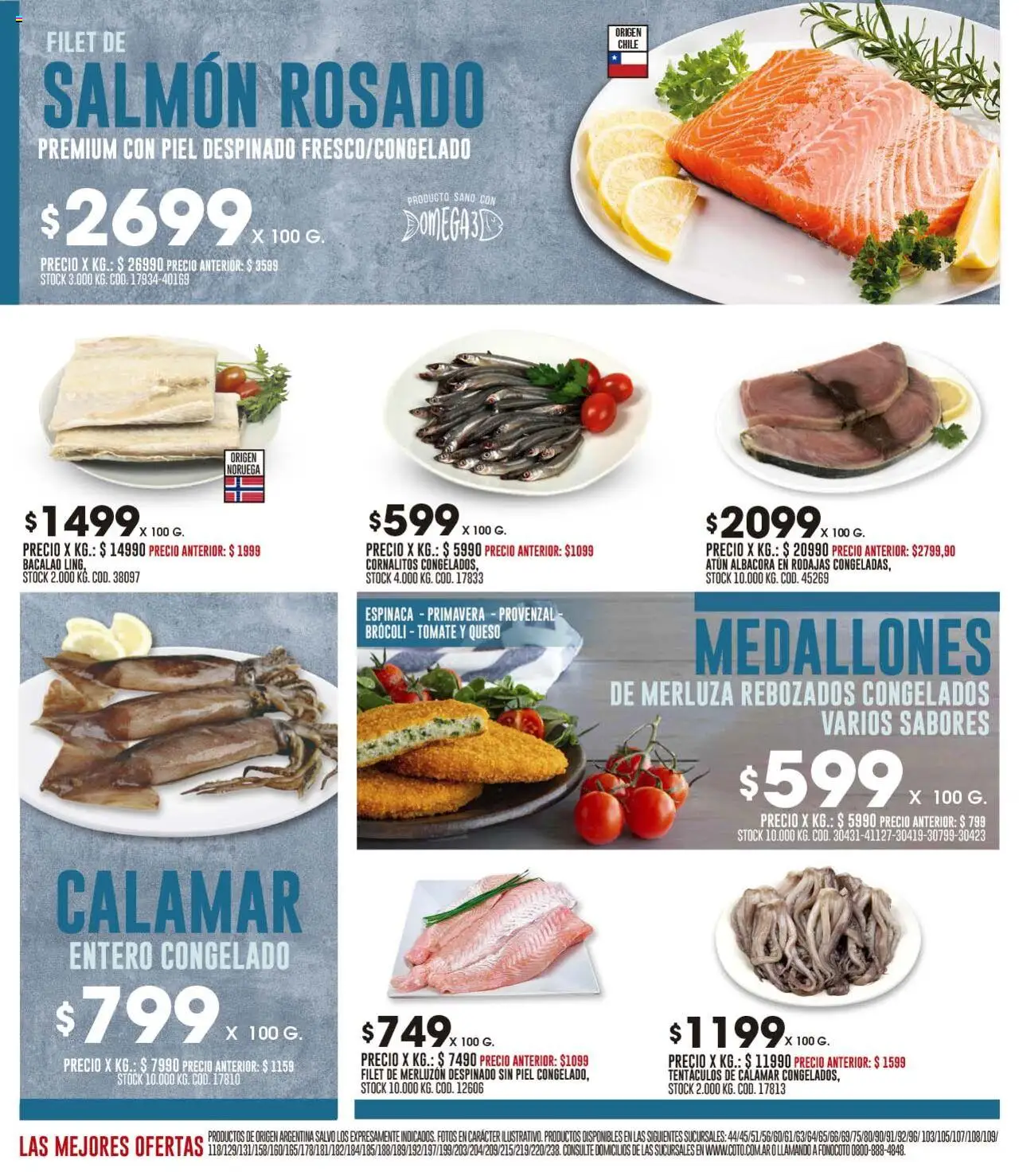 Coto ofertas │ válido desde el 25.08.2025 | Página: 4 | Productos: Atún, Queso, Espinaca, Provenzal