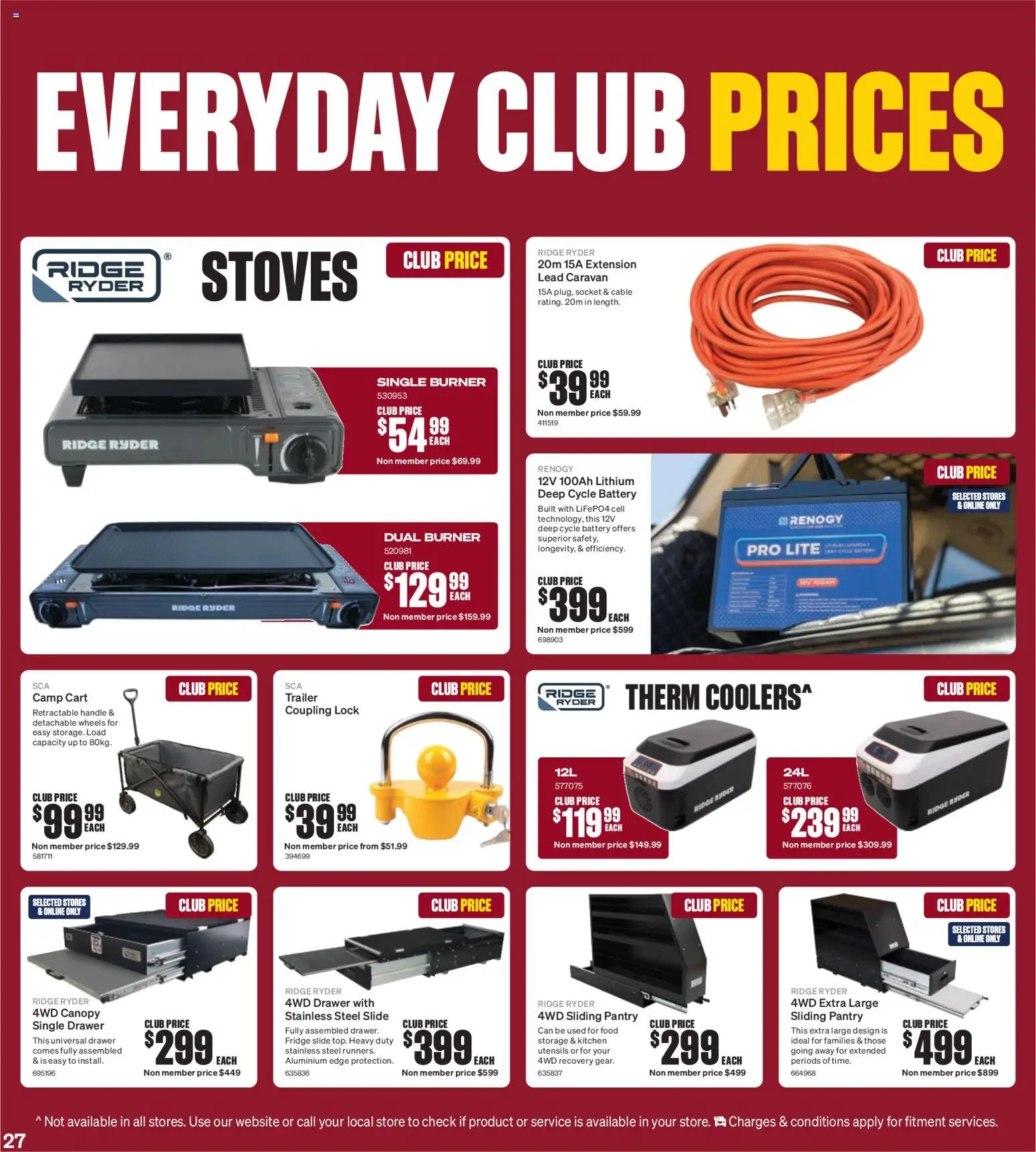 Supercheap Auto catalogue - valid from 05.11.2025 | Page: 27 | Products: Socket, Battery, Cart, Fridge