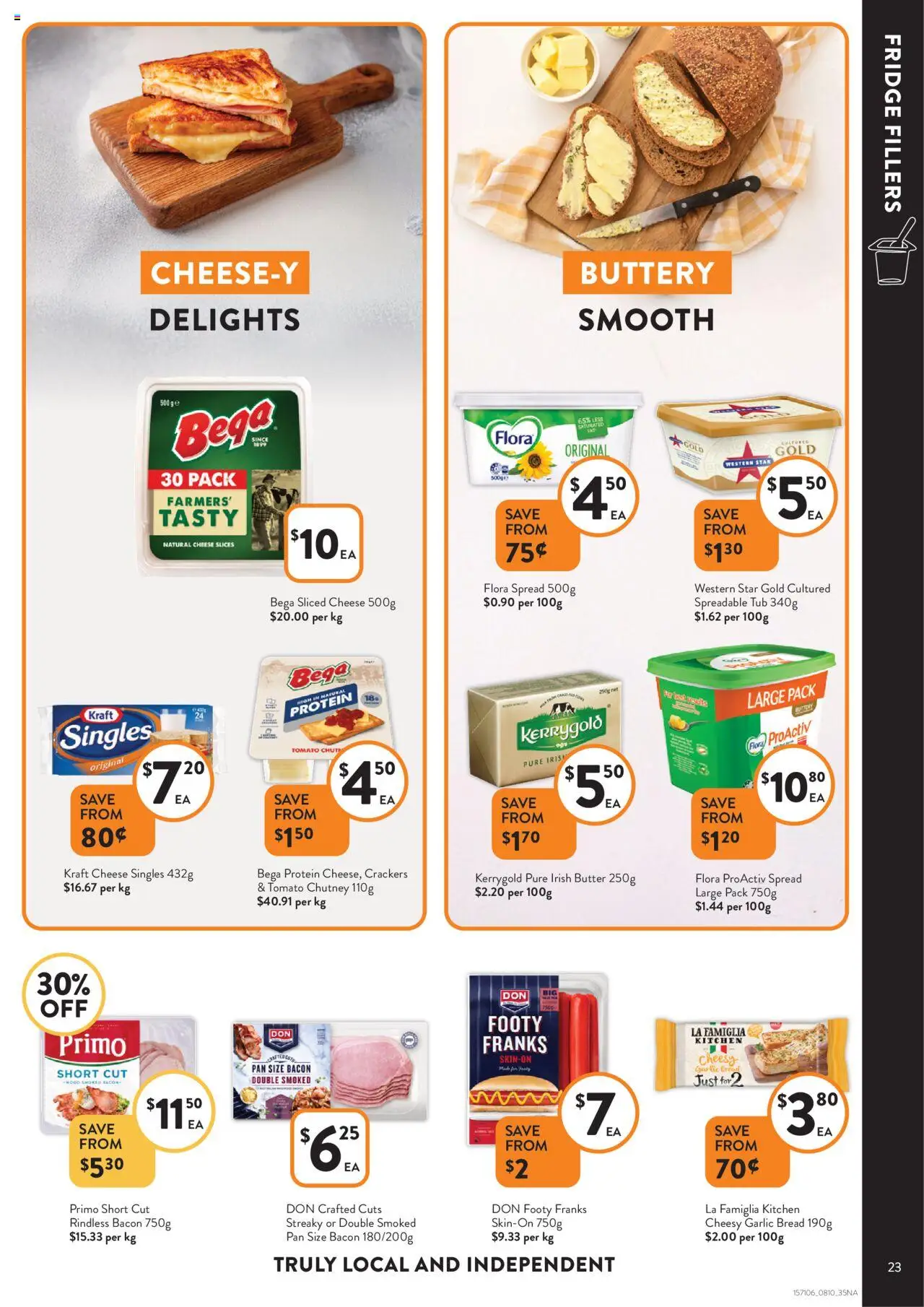 Foodworks catalogue - valid from 08.10.2025 | Page: 23 | Products: Bacon, Crackers, Butter, Cheese