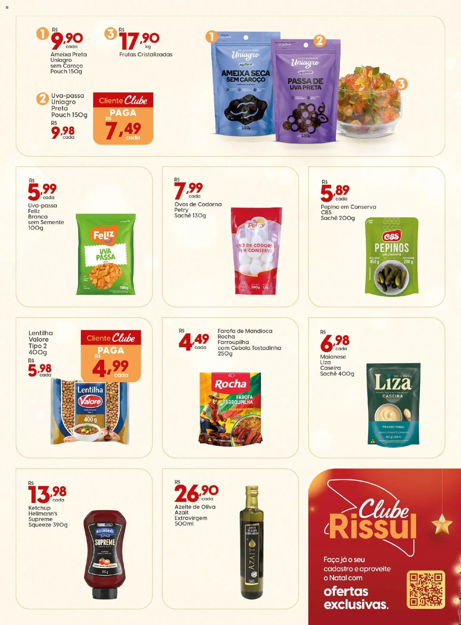 Rissul Folheto - válido de 20.11.2025 | Página: 6 | Produtos: Cebola, Faca, Ketchup, Frutas cristalizadas