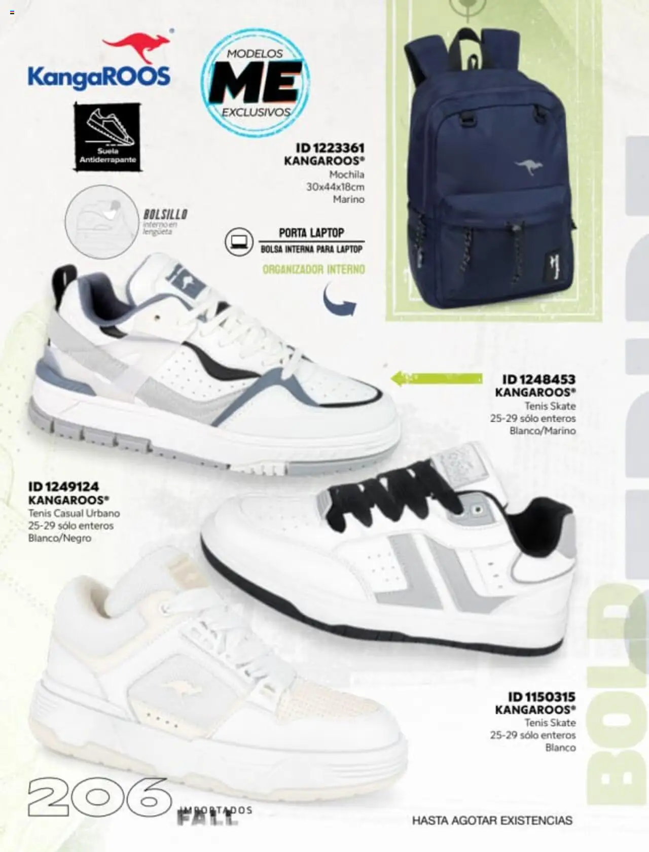 Nuevas ofertas de Price Shoes válidas en toda la República Mexicana desde el 18.08.2025. ¡Encuentra las mejores ofertas en Price Shoes - Catálogo Fall Importados! | Página: 206 | Productos: Tenis, Bolsa, Mochila, Organizador