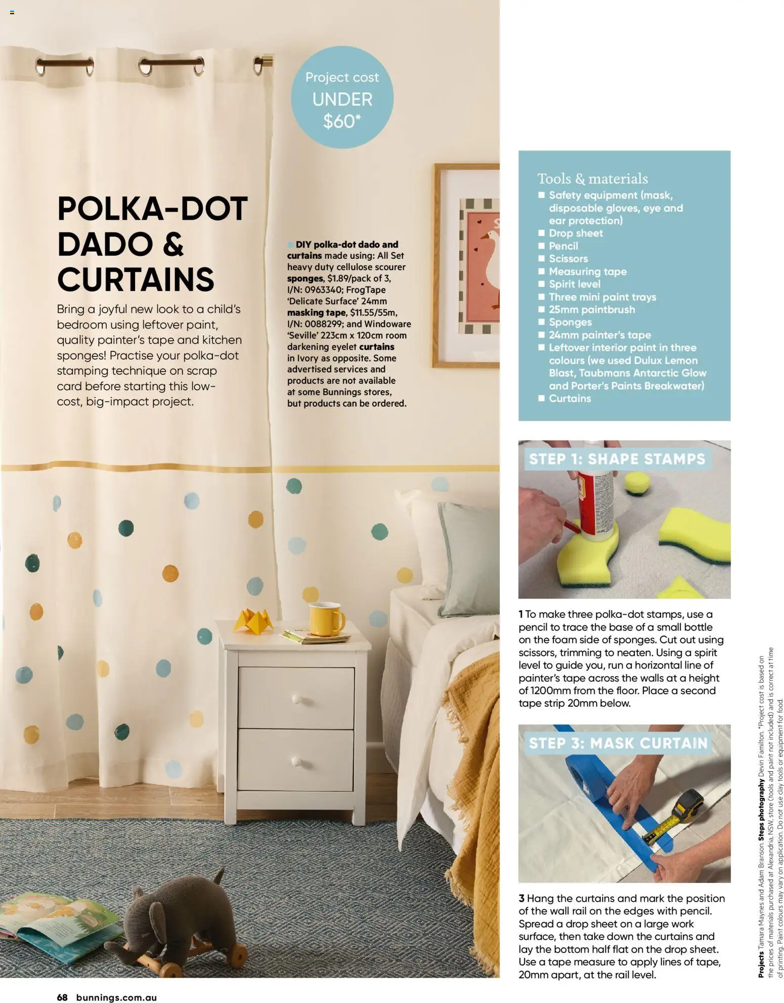 Bunnings Warehouse catalogue - valid from 01.04.2026 | Page: 68 | Products: Measuring tape, Clay, Pencil, Tools