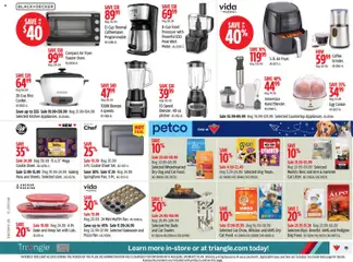 Preview of Canadian Tire weekly flyer from shop Canadian Tire valid from 30.10.2025 | Page: 19 | Products: Rice, Toaster, Coffee, Pizza