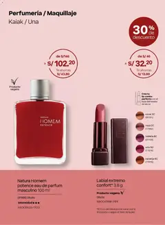Vista previa de folleto Natura - Ciclo 4 de la Natura válido desde 20.02.2026 | Página: 9 | Productos: Delineador, Té, Maquillaje