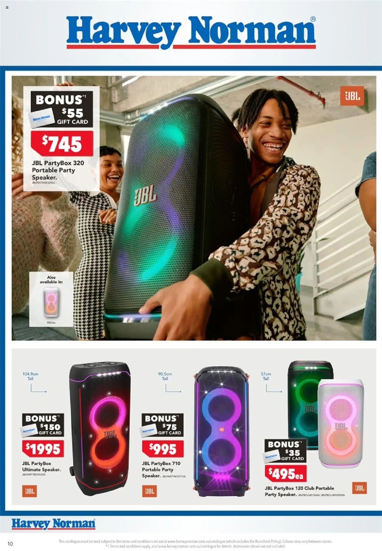Harvey Norman catalogue - valid from 14.08.2025 | Page: 10 | Products: Box, Accessories, Speaker, Portable