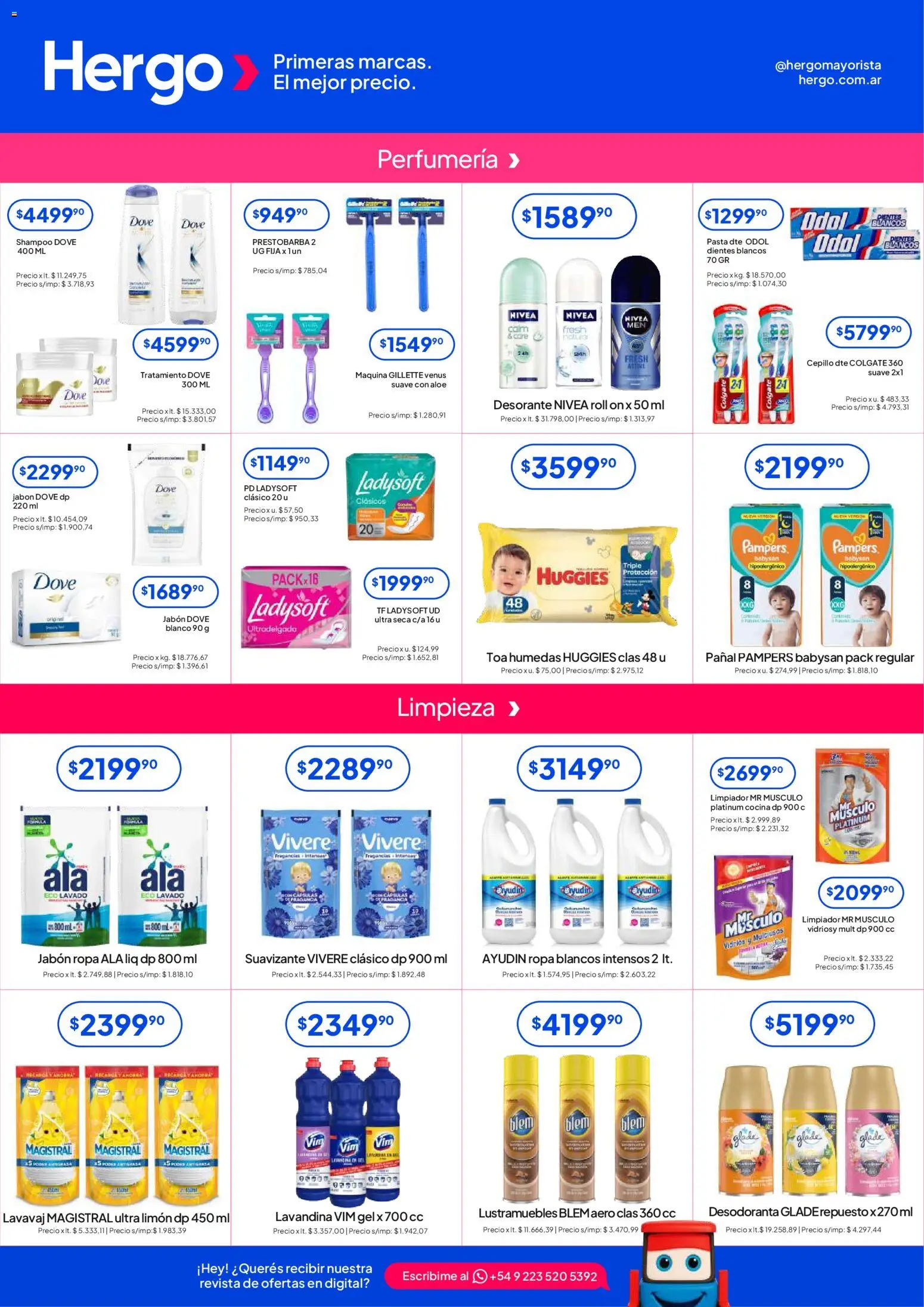 Hergo catálogo │ válido desde el 15.04.2026 | Página: 4 | Productos: Shampoo, Jabón, Limón, Pasta