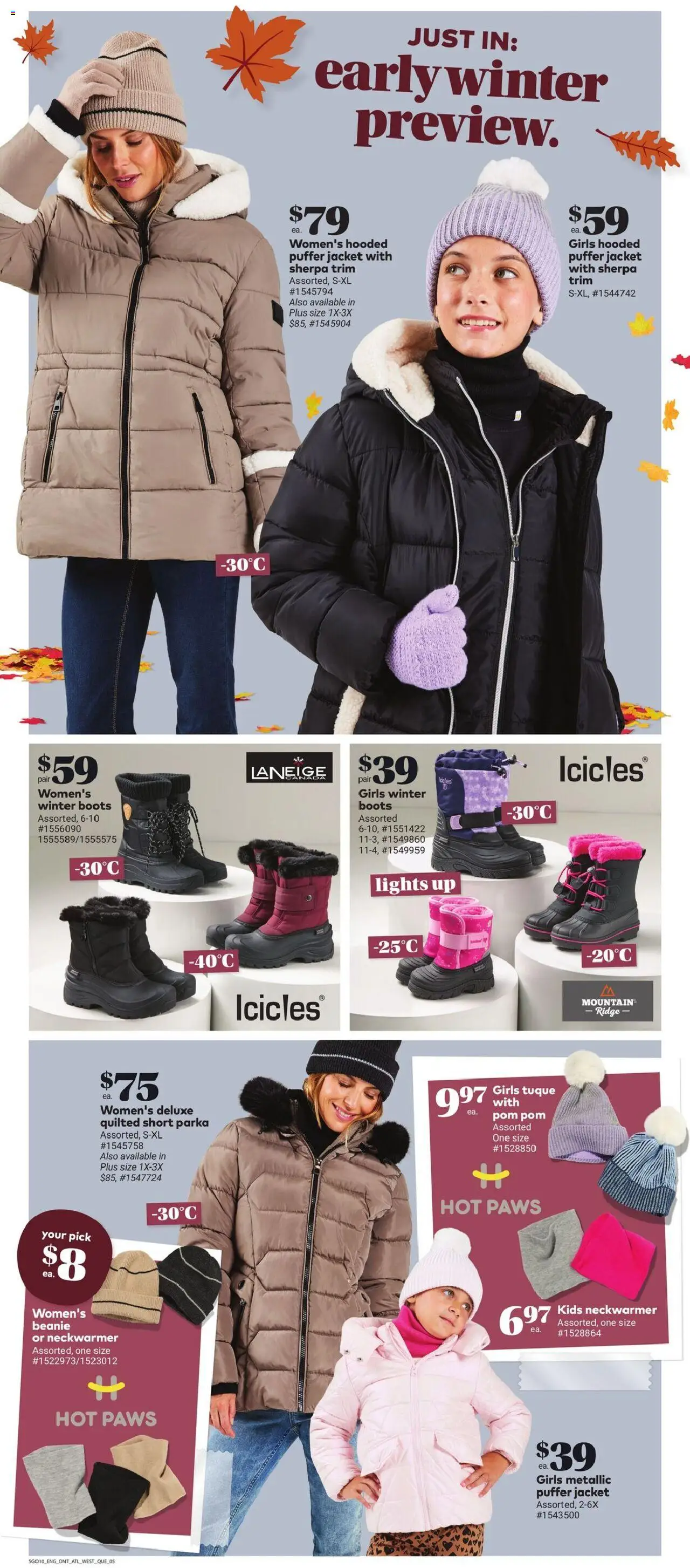 Giant Tiger flyer valid from 08.10.2025 | Page: 7 | Products: Boots, Ridge, Shoes, Jacket
