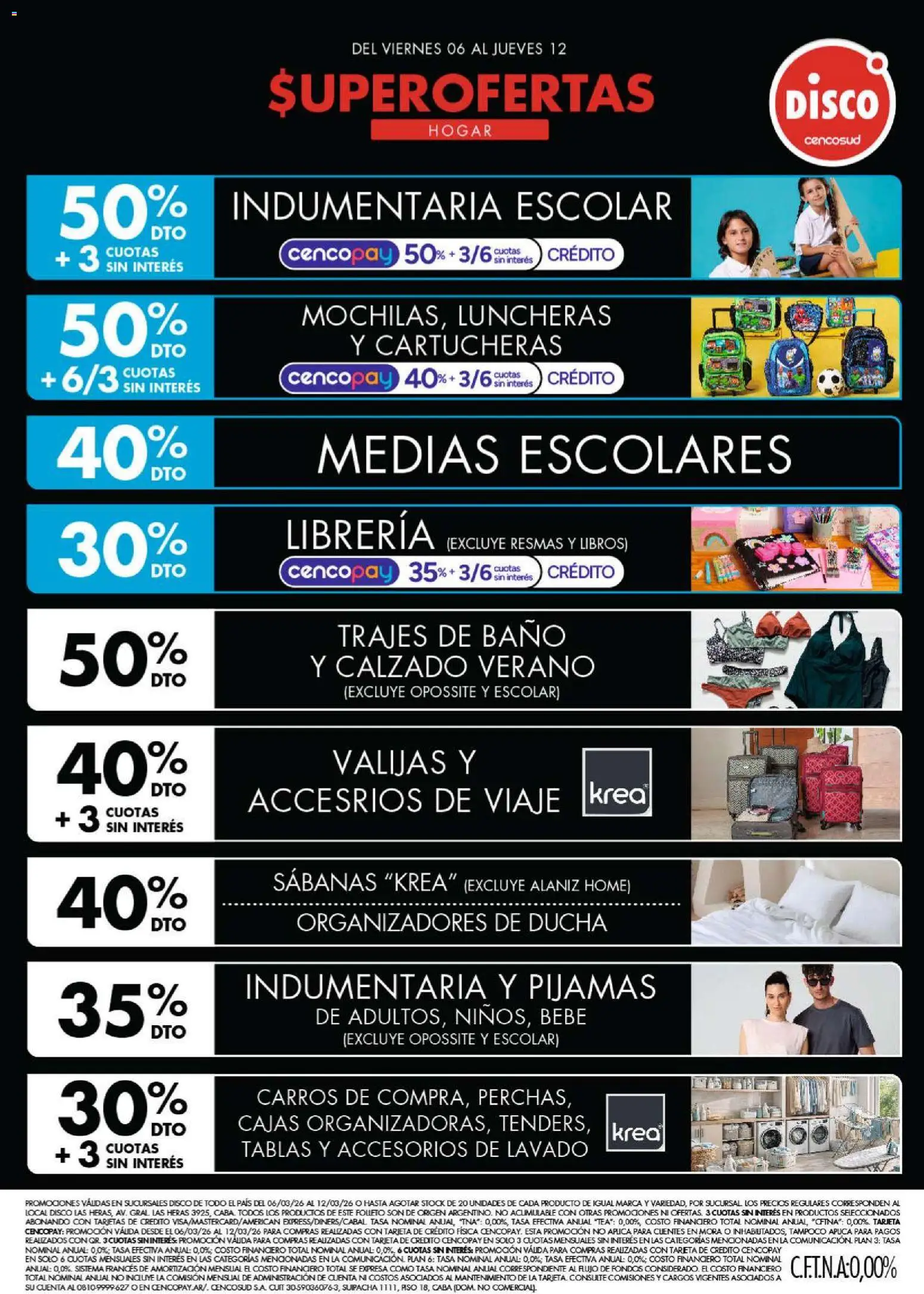 Disco - Ofertas | Electro, T. Libre y más │ válido desde el 06.03.2026 | Página: 2 | Productos: Disco, Sabanas, Baño, Ducha