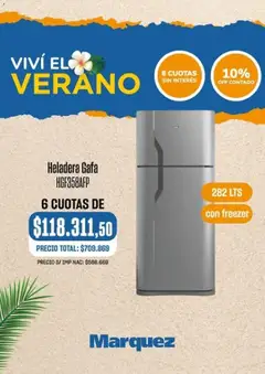 Vista previa Grupo Marquez catálogo válido desde el 03.02.2026 | Página: 9 | Productos: Heladera, Freezer