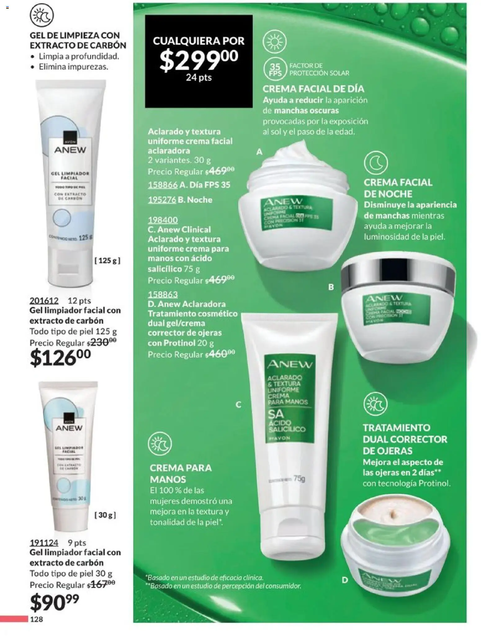 Nuevas ofertas de AVON válidas en toda la República Mexicana desde el 20.12.2025. ¡Encuentra las mejores ofertas en AVON campaña 1 2026! | Página: 135 | Productos: Crema, Corrector de ojeras, Limpiador facial, Corrector