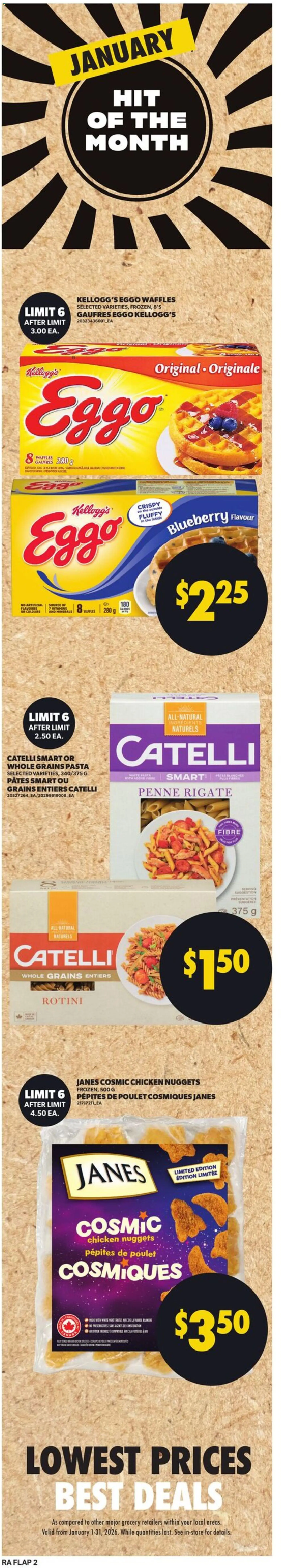 Atlantic Superstore flyer valid from 01.01.2026 | Page: 2 | Products: Pasta, Chicken