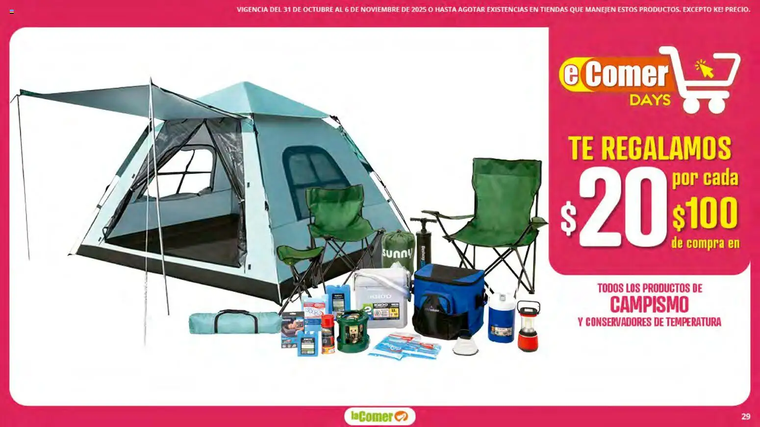 Nuevas ofertas de La Comer válidas en toda la República Mexicana desde el 31.10.2025. ¡Encuentra las mejores ofertas en La Comer folleto! | Página: 29 | Productos: Té