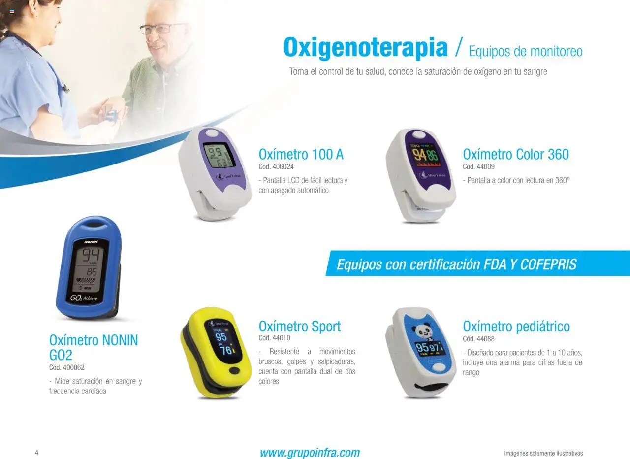 Nuevas ofertas de Infra válidas en toda la República Mexicana desde el 08.04.2025. ¡Encuentra las mejores ofertas en Infra catálogo Medical! | Página: 6 | Productos: Oxímetro, Alarma