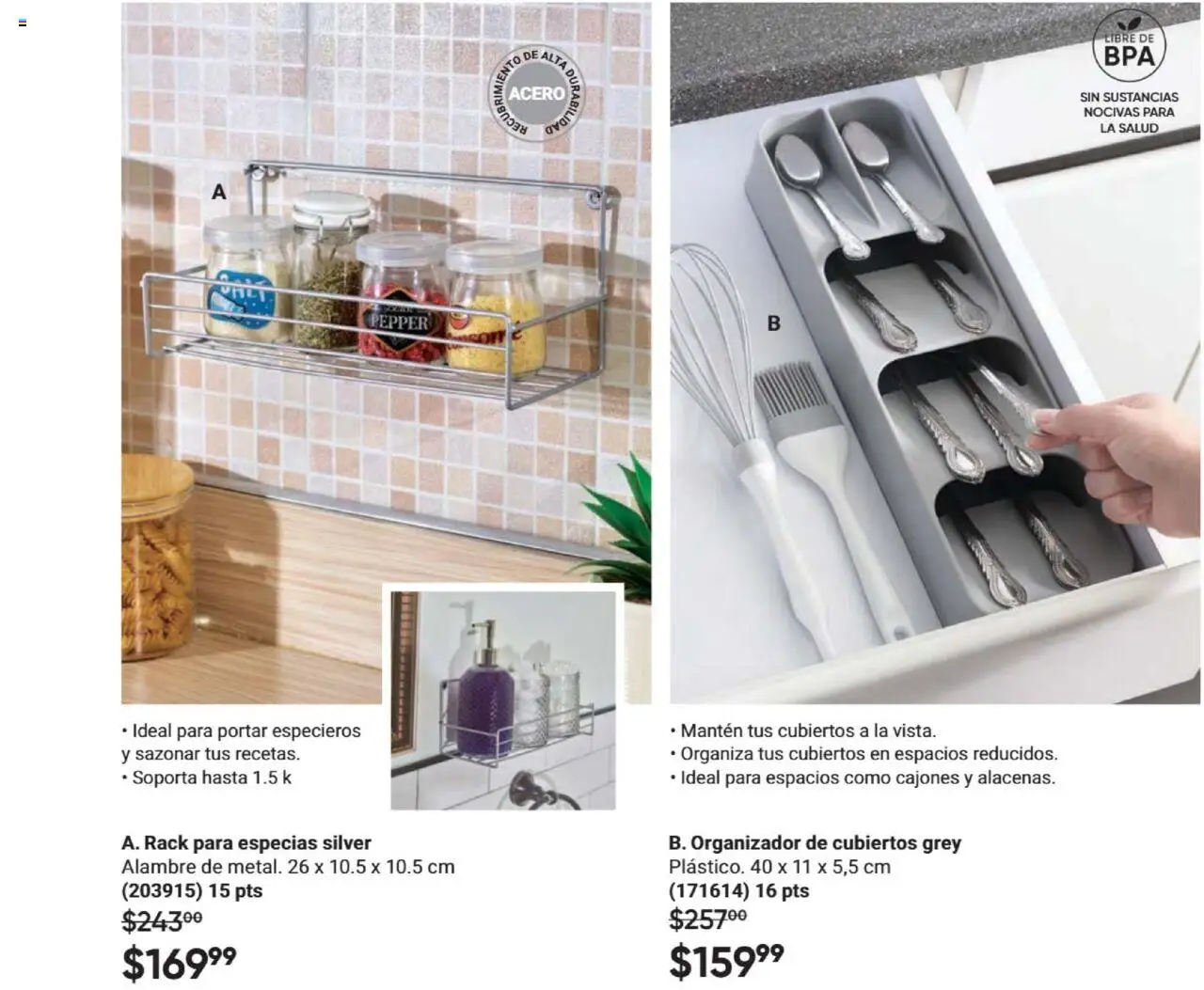 Nuevas ofertas de AVON válidas en toda la República Mexicana desde el 09.10.2025. ¡Encuentra las mejores ofertas en AVON - Casa & Estilo 16 2025! | Página: 85 | Productos: Organizador