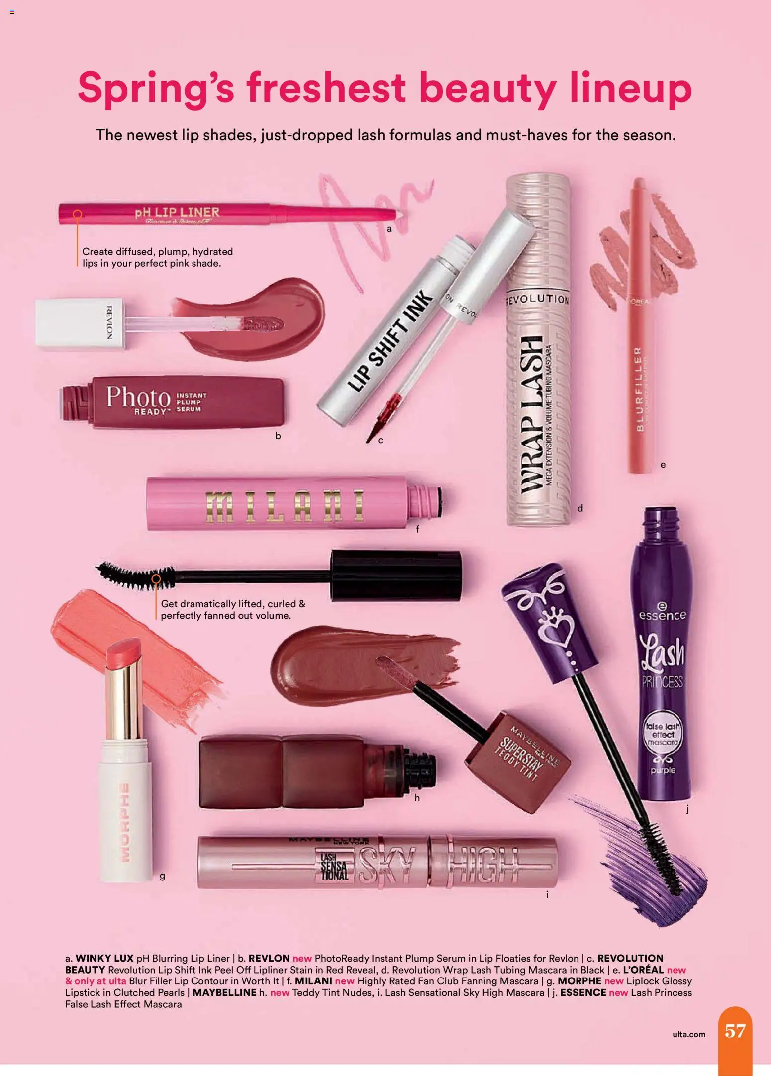 Ulta Beauty - 4.19.26 - 5.10.26 - valid from 19.04.2026 | Page: 57 | Products: Ink, Mascara, Lipstick, Lip Liner