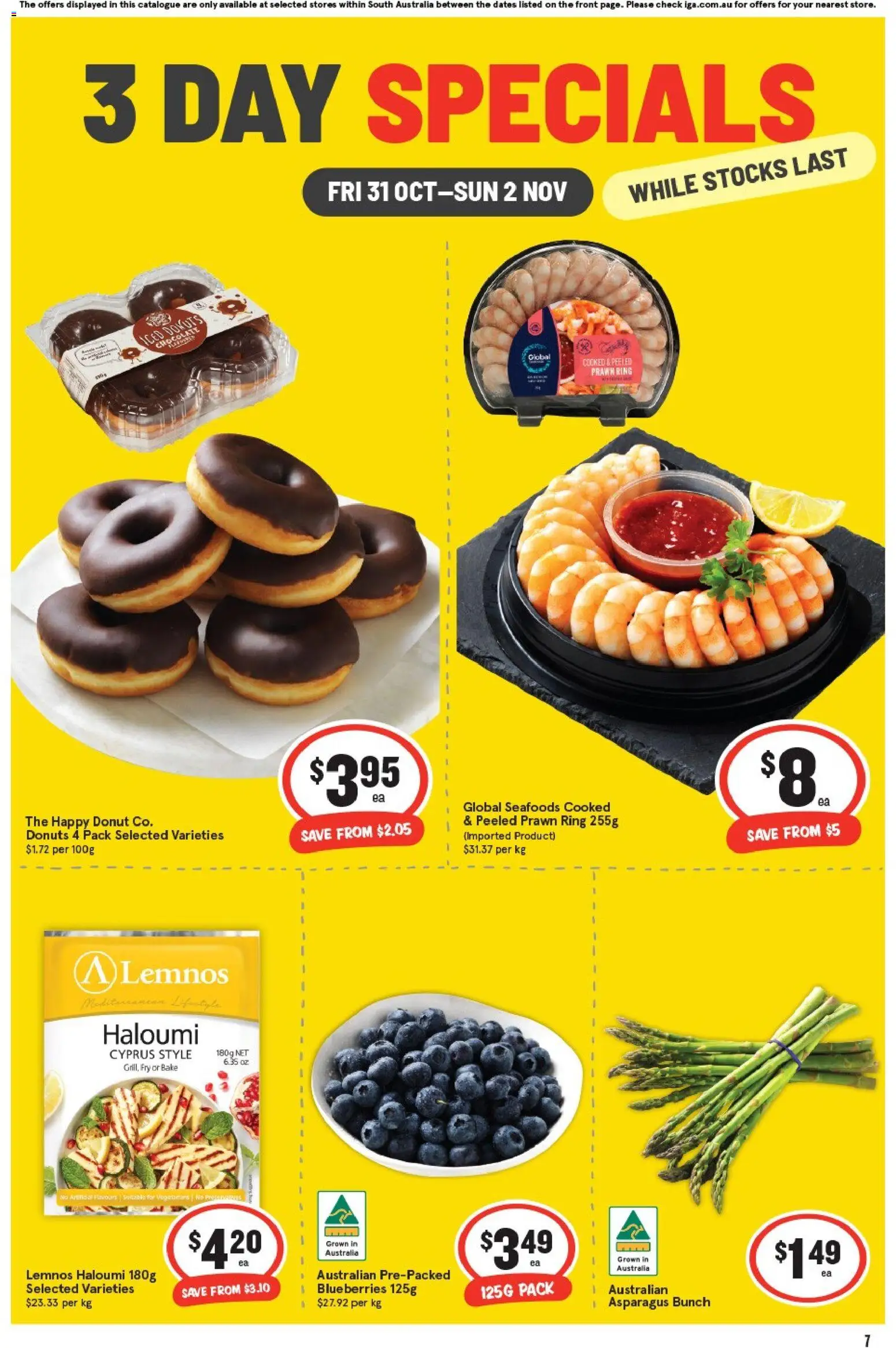 IGA catalogue - valid from 31.10.2025 | Page: 1 | Products: Donuts, Chocolate