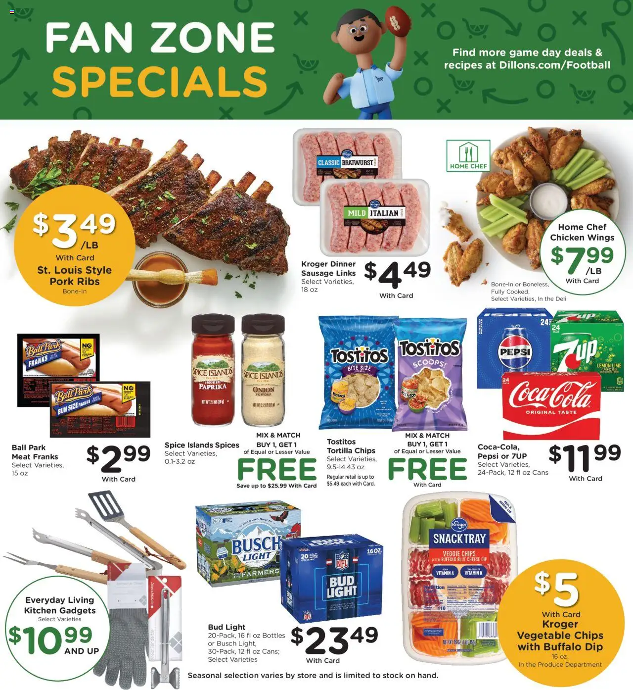 Dillons Weekly Ad - valid from 17.09.2025 | Page: 6 | Products: Sausage, Lime, Game, Onion