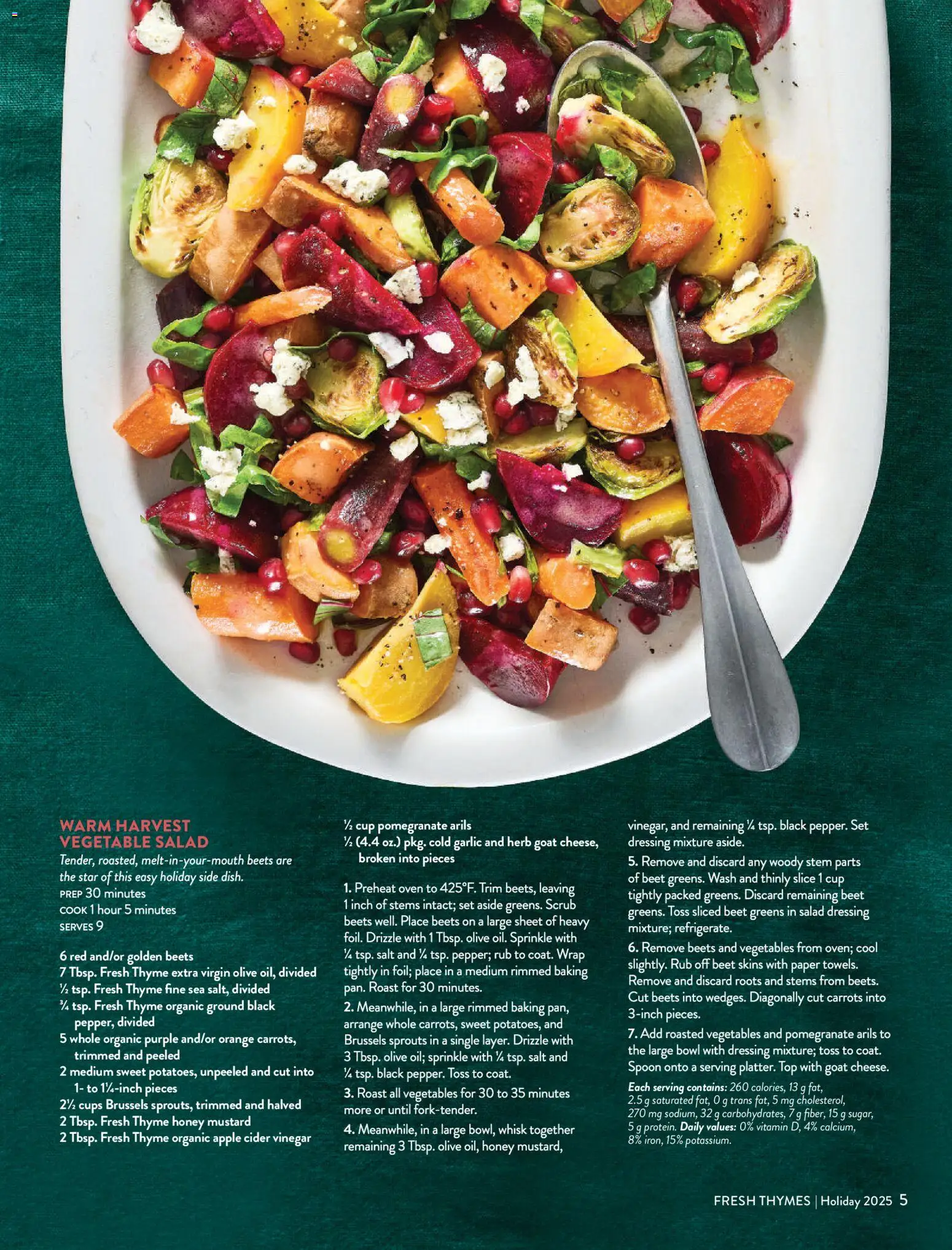 Fresh Thyme Magazine Holiday 2025 - valid from 15.11.2025 | Page: 7 | Products: Apple Cider Vinegar, Salad, Vegetables, Garlic