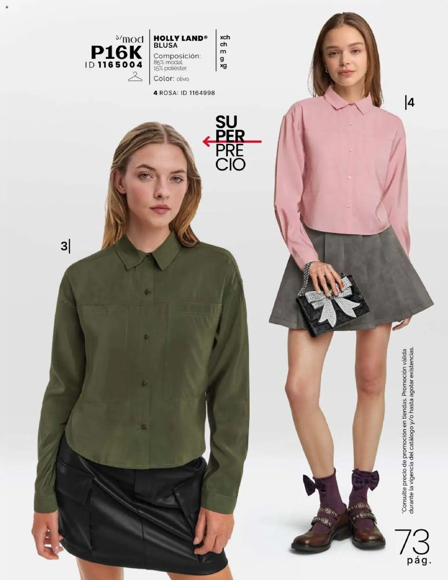 Nuevas ofertas de Price Shoes válidas en toda la República Mexicana desde el 11.03.2026. ¡Encuentra las mejores ofertas en Price Shoes catálogo Ella! | Página: 73 | Productos: Blusa