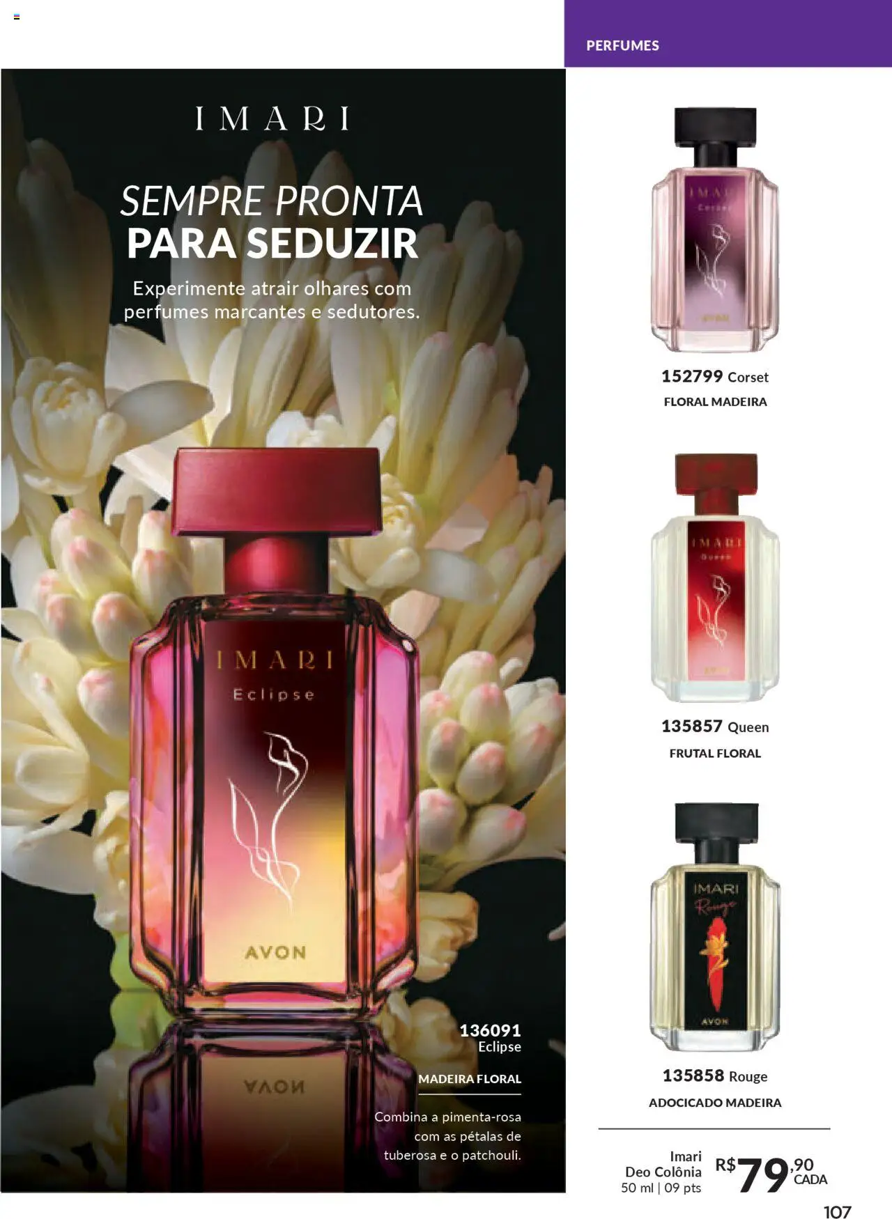 Avon Folheto - válido de 16.06.2025 | Página: 107 | Produtos: Corset, Perfumes