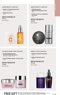 Preview of Avon Brochure Campaign from shop Avon valid from 12.03.2026 | Page: 61 | Products: Rice, Cream, Mask