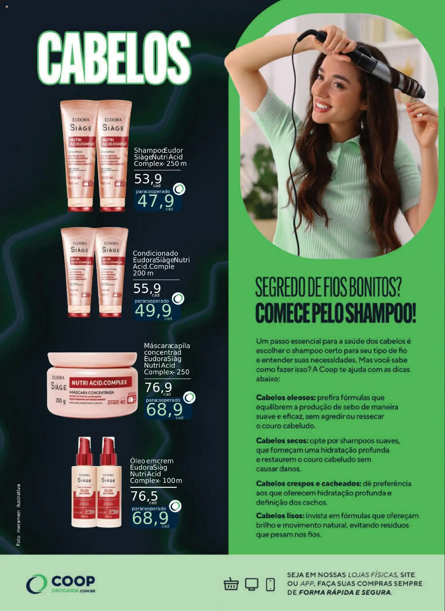 Coop Folheto - válido de 03.11.2025 | Página: 6 | Produtos: Shampoo, Faca, Óleo