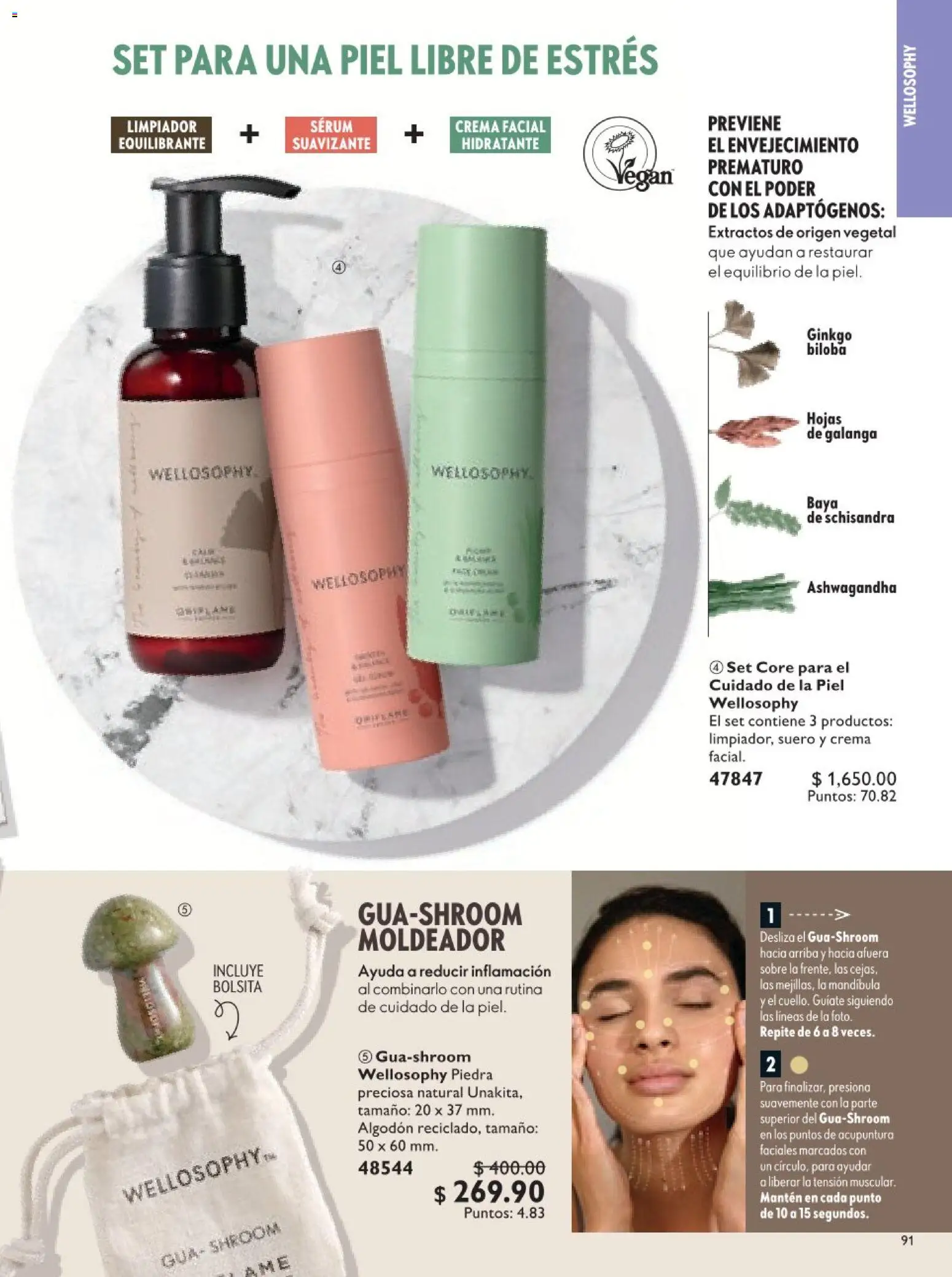 Nuevas ofertas de Oriflame válidas en toda la República Mexicana desde el 18.04.2026. ¡Encuentra las mejores ofertas en Oriflame campaña 6 2026! | Página: 91 | Productos: Serum, Suavizante, Algodón, Sobre