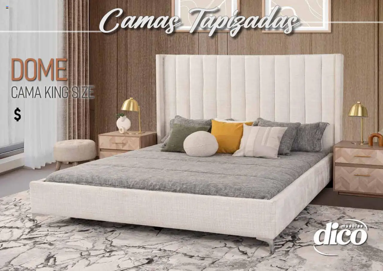 Nuevas ofertas de Muebles Dico válidas en toda la República Mexicana desde el 25.09.2025. ¡Encuentra las mejores ofertas en Muebles Dico - Catálogo Camas Topazidas! | Página: 67 | Productos: Cama