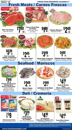 Preview of Rancho Markets weekly ads valid from 09.12.2025 | Page: 4