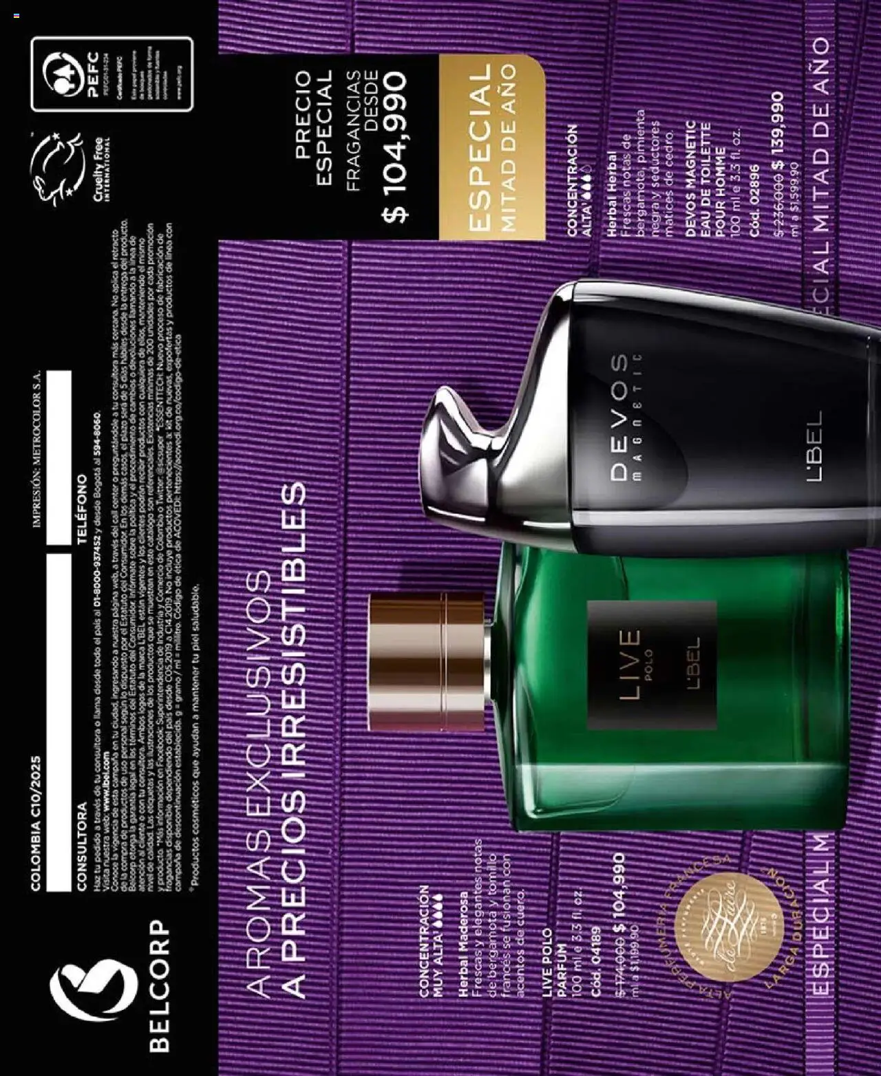 L'Bel revista - valida desde el 27.05.2025 | Página: 90 | Productos: Pimienta, Teléfono, Sobre, Eau de toilette
