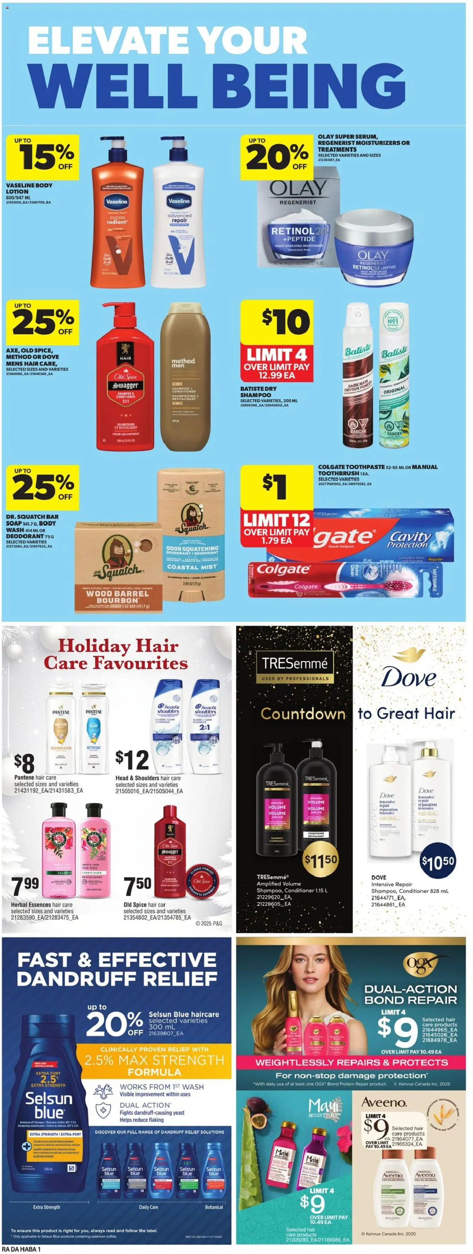 Atlantic Superstore flyer valid from 25.12.2025 | Page: 13 | Products: Bourbon, Fragrance, Shampoo, Conditioner