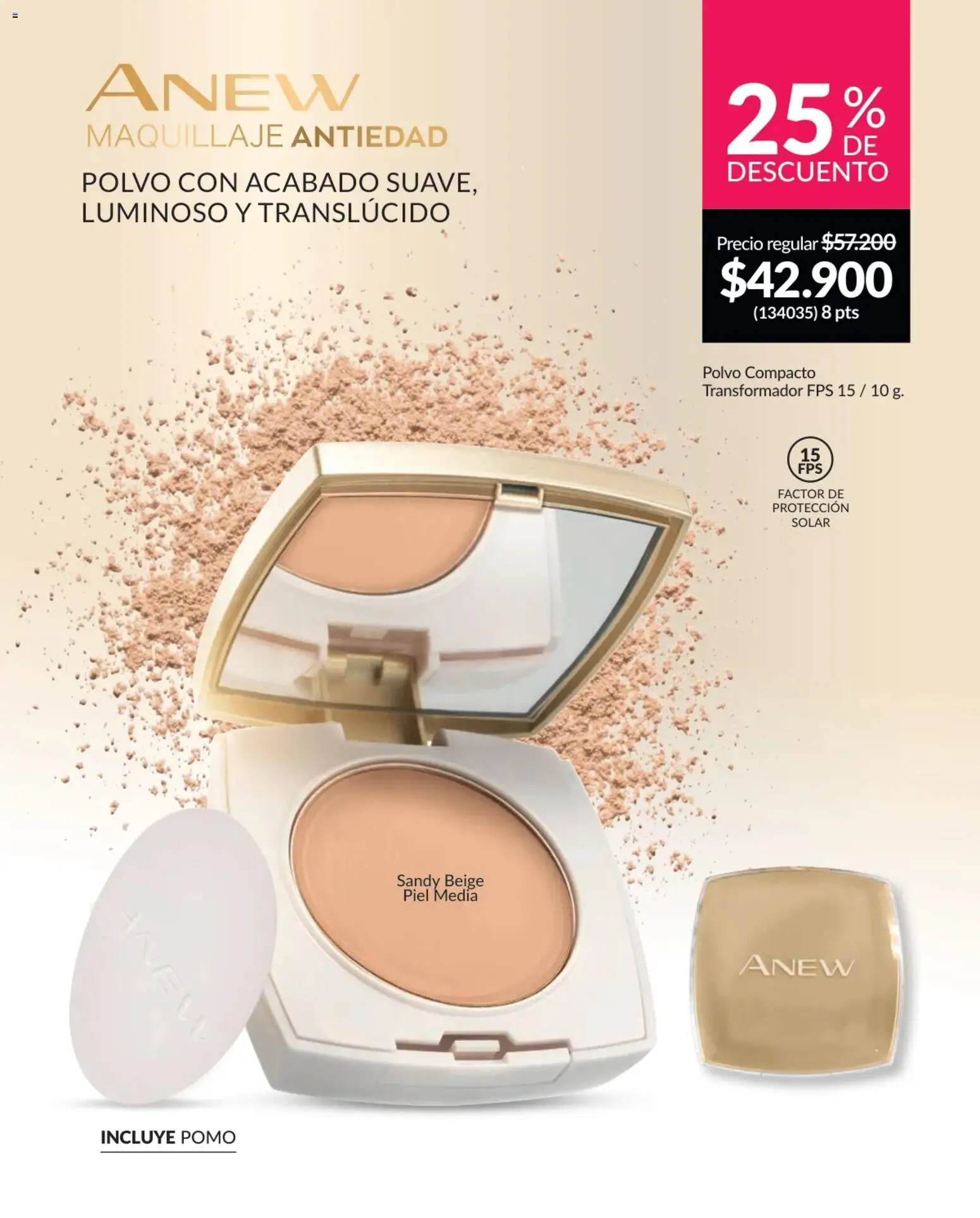 Avon revista - valida desde el 01.02.2026 | Página: 64 | Productos: Polvo compacto, Maquillaje, Polvo