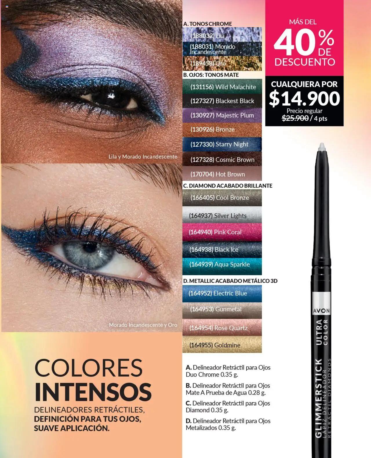 Avon revista - valida desde el 12.09.2025 | Página: 17 | Productos: Agua, Delineador
