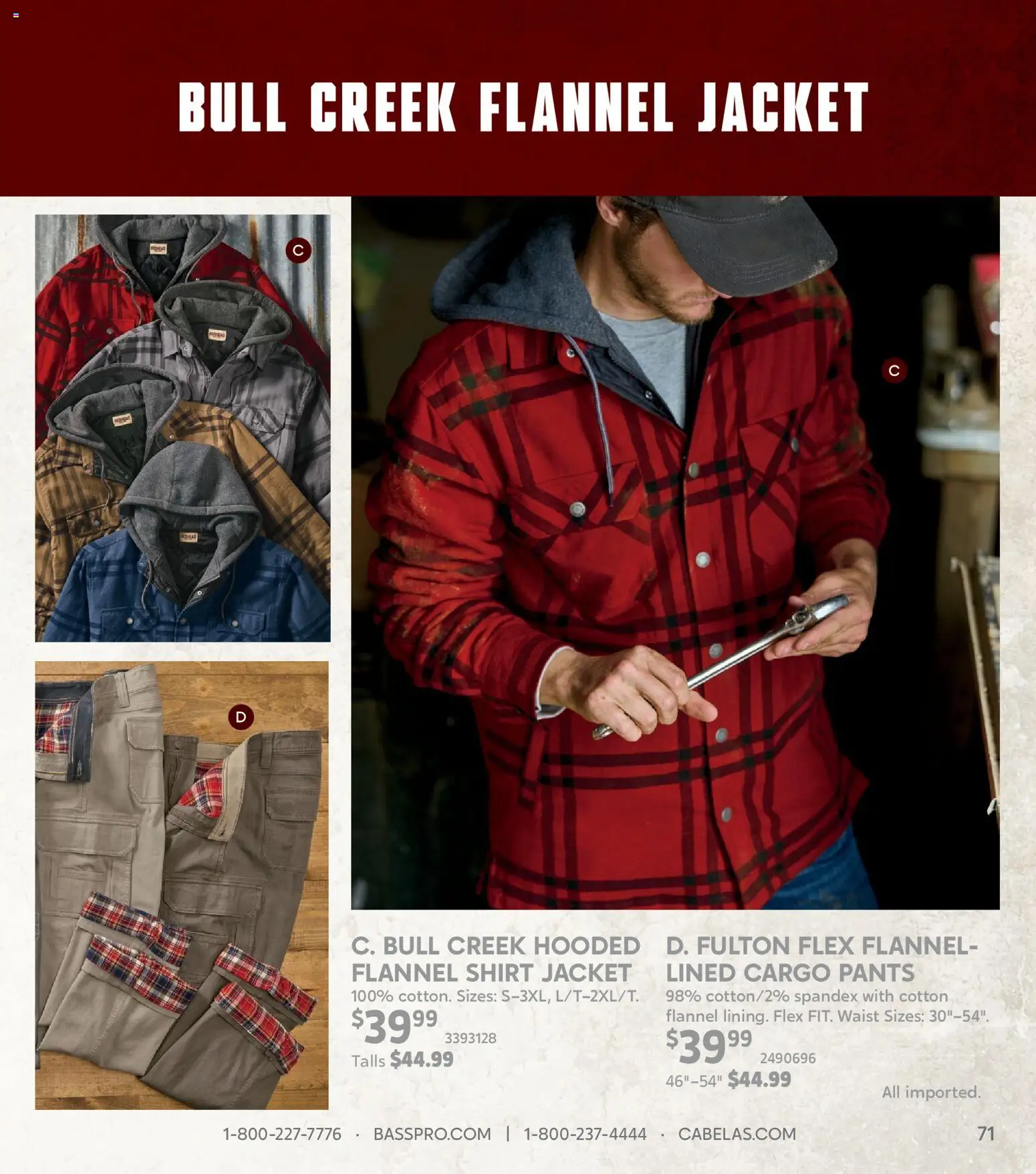 Cabela's Winter Clothing 25 - valid from 20.11.2025 | Page: 71 | Products: Shirt, Jacket, Pants