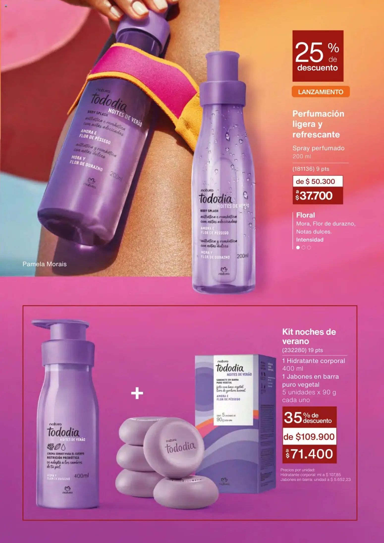 Natura revista - valida desde el 02.01.2026 | Página: 98 | Productos: Crema, Body, Ruana, Durazno