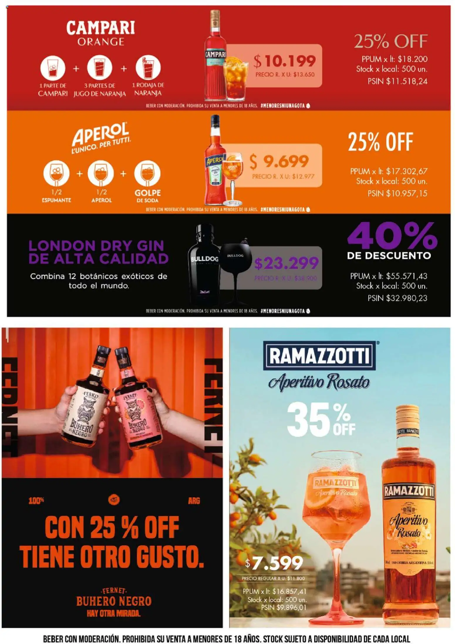 Disco ofertas │ válido desde el 12.12.2025 | Página: 10 | Productos: Gin, Fernet, Soda, Jugo